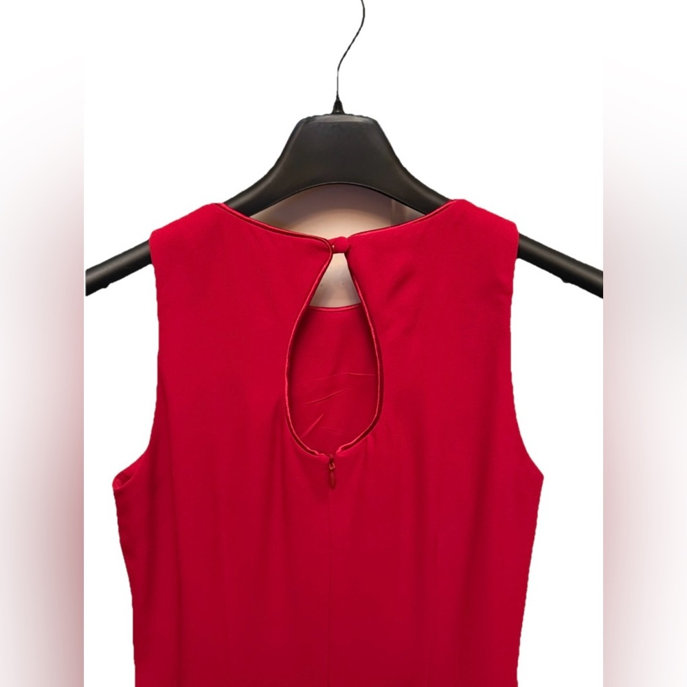 Vintage Liz Clairborn Elegant Red Sleeveless Dress